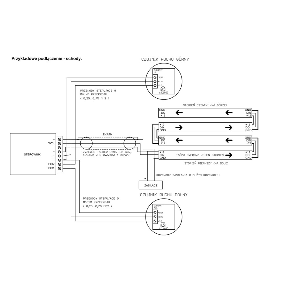 Elegant MS1 Czujnik ruchu zbliżeniowy laserowy ciemny grafit do cyfrowych