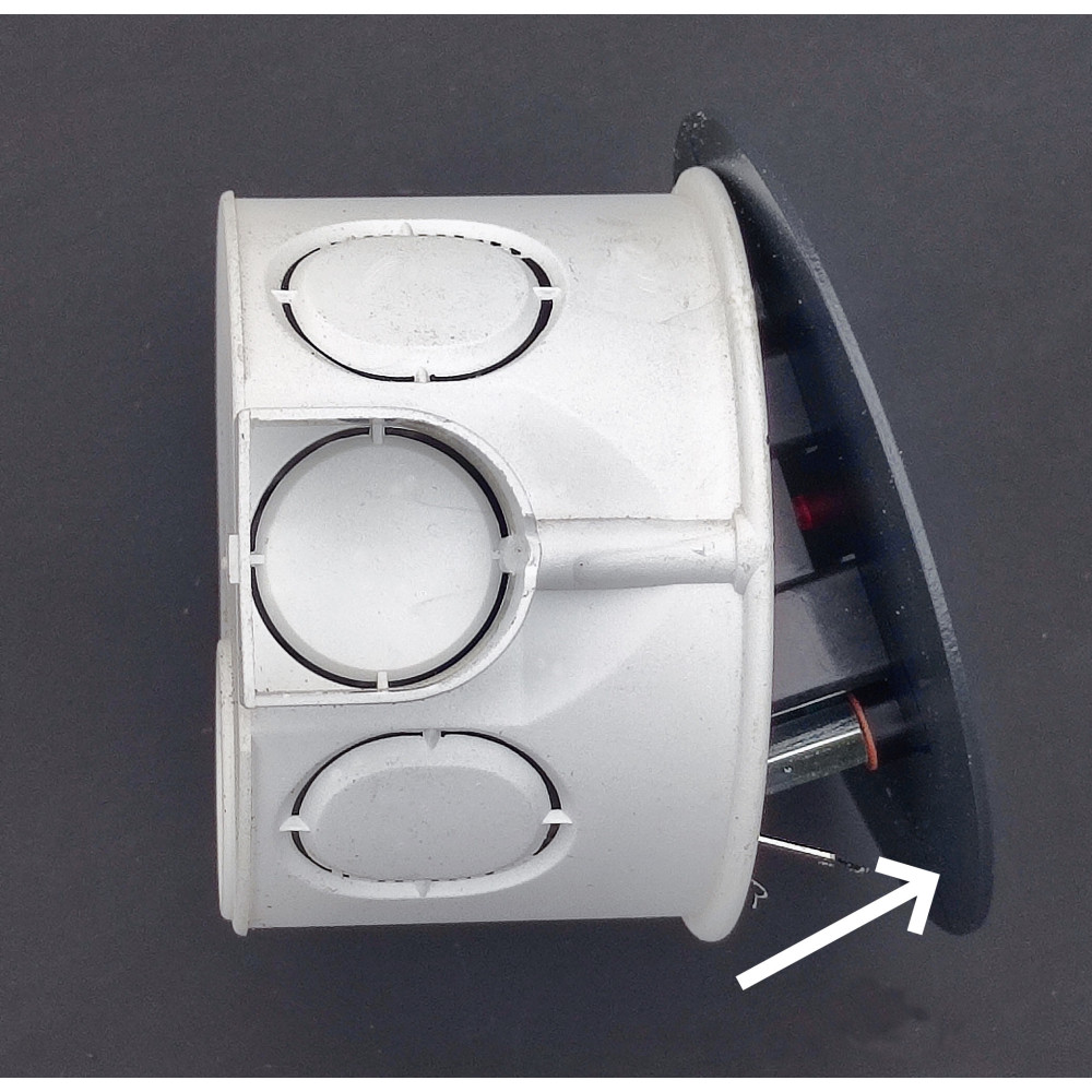 Włącznik zbliżeniowy z czujnikiem zmierzchu Elegant MS124 ciemny grafit