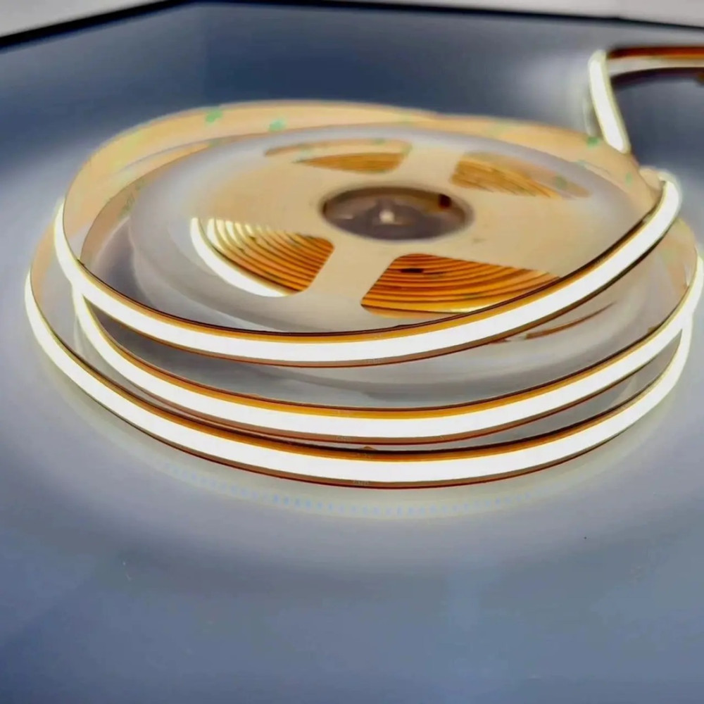 Taśma LED COB biały ciepły 3000K 10W 24V 528 LED/m CRI90 FREE CUT R2R- 1 metr