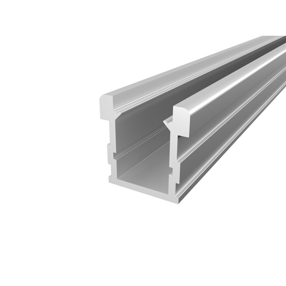 Profil LED P24-1 hermetyczny nawierzchniowy srebrny anodowany