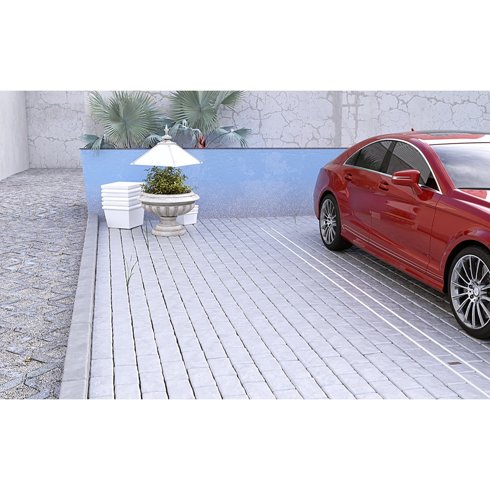 Profil LED P24-1hermetyczny nawierzchniowy czarny