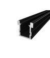 Profil LED P24-1hermetyczny nawierzchniowy czarny