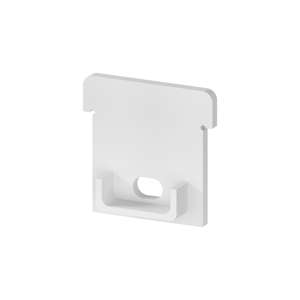 Zaślepki profilu P24-1 białe do klosza C5