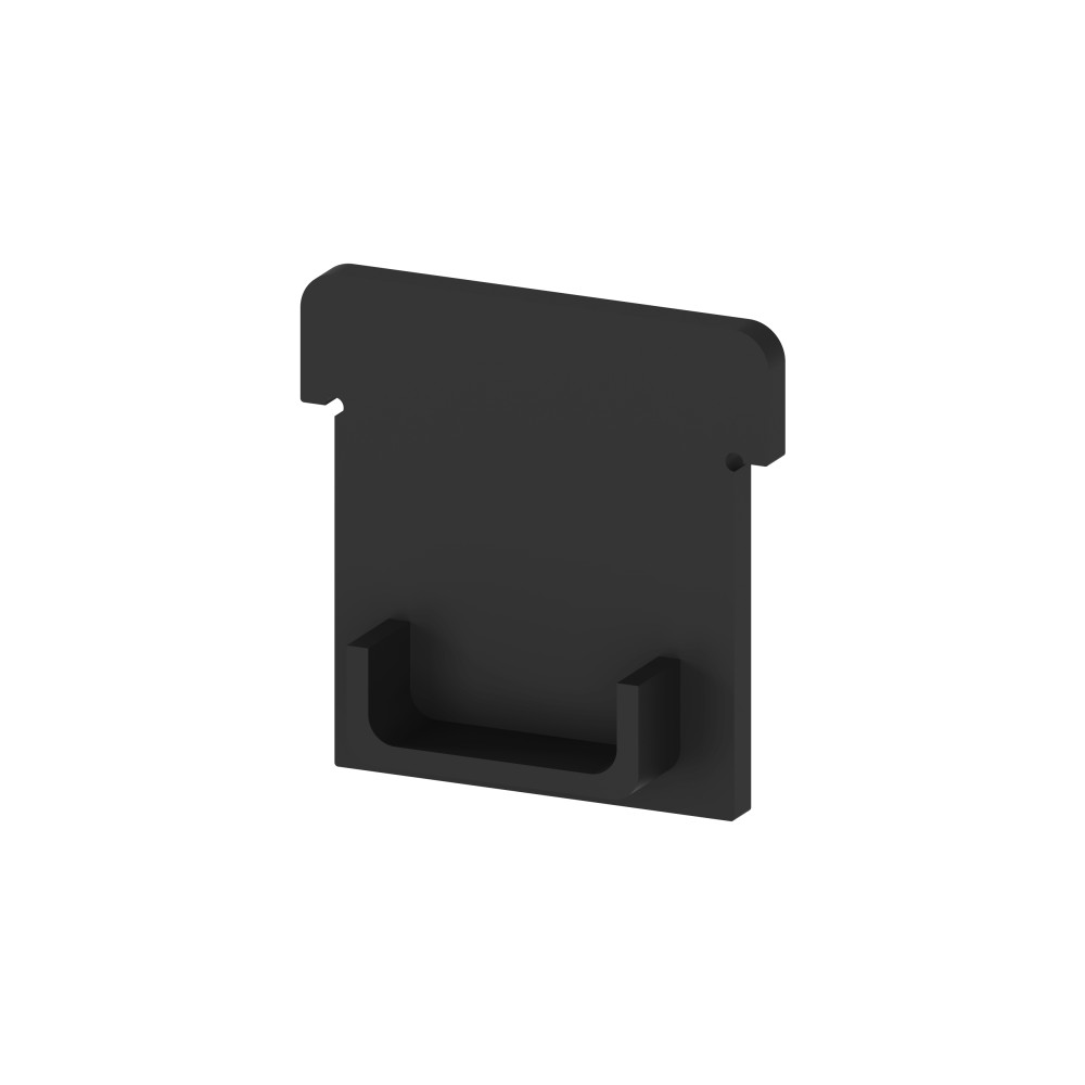 Zaślepki profilu P24-1 czarne do klosza C5