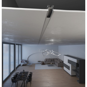 Profil LED P22-1 czarny lakierowany