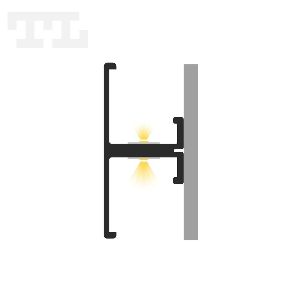 Profil LED P9-1 srebrny anodowany