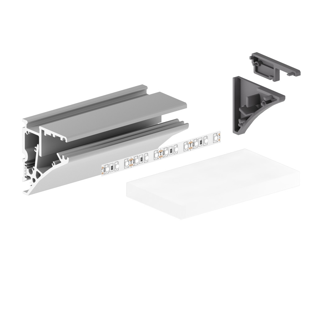 Profil LED P10-1 srebrny anodowany