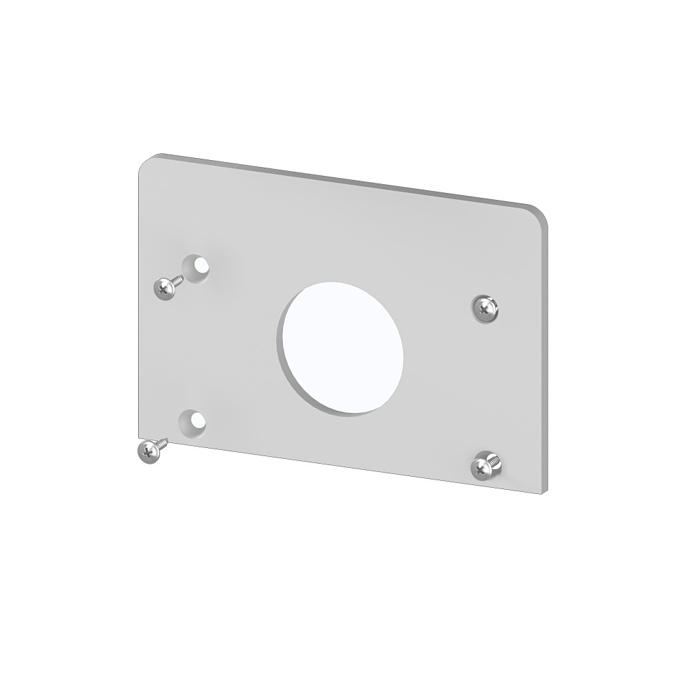 Zaślepka profilu P24-2 szara z otworem