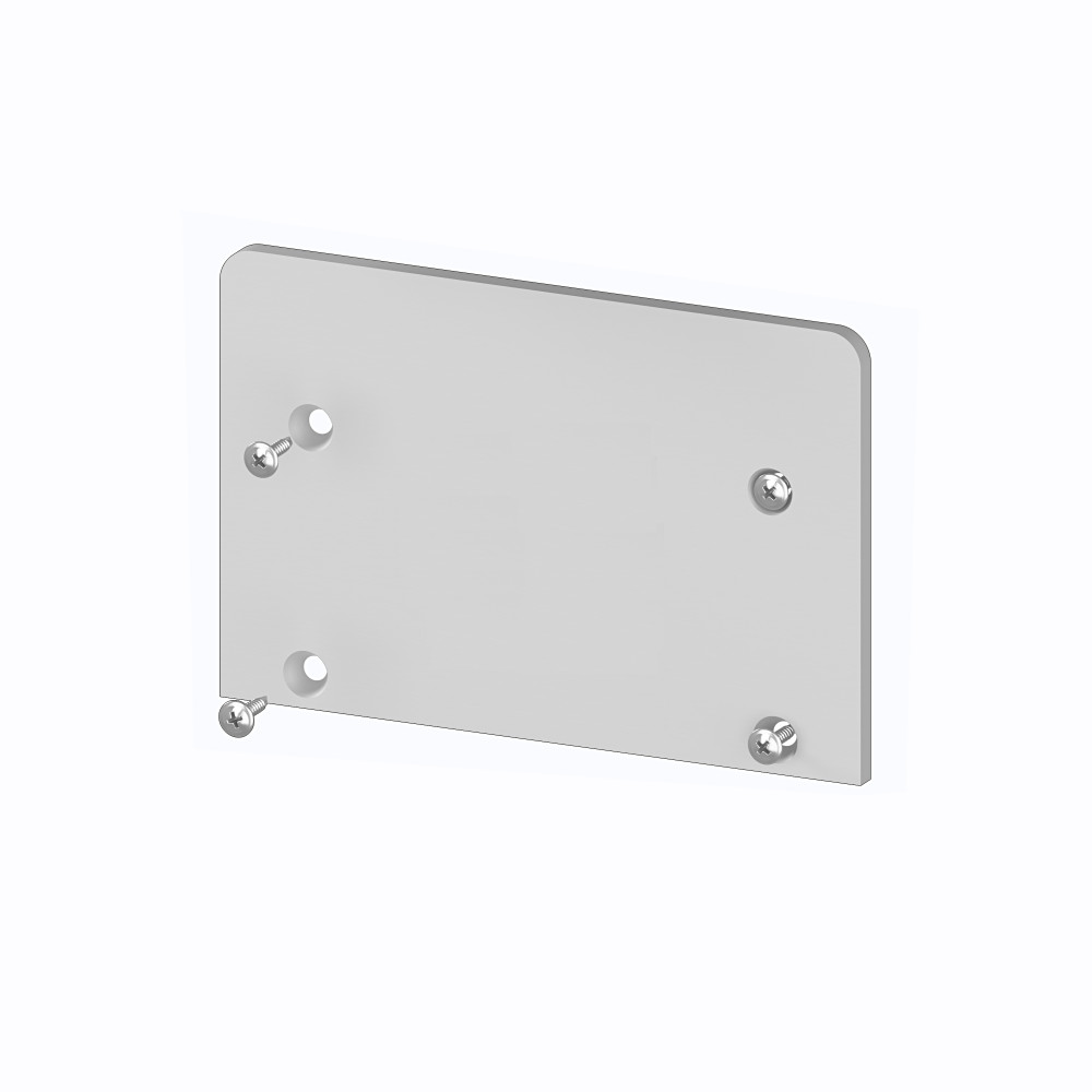 Zaślepka profilu P24-2 szara  bez otworu