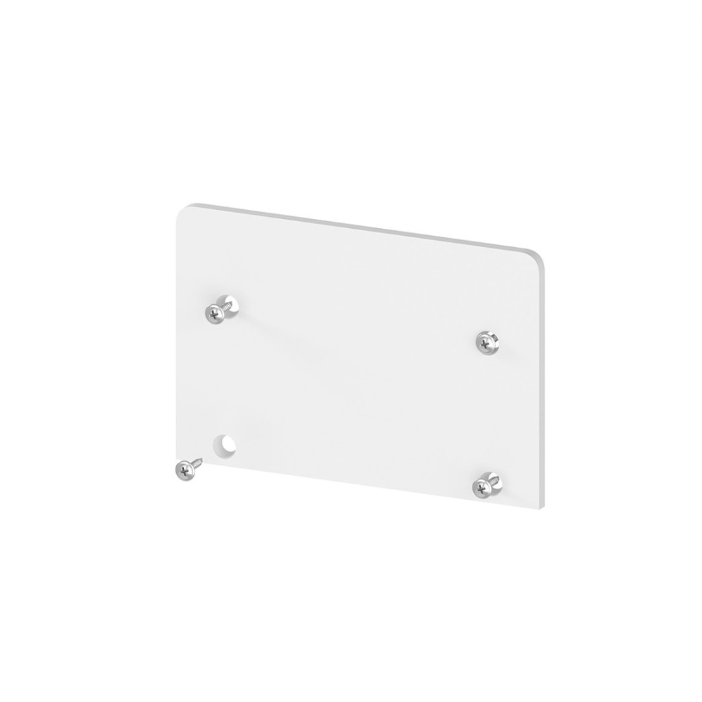 Zaślepka profilu P24-2 biała bez otworu