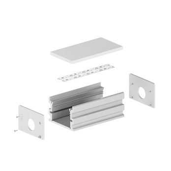 Profil LED P24-2 srebrny anodowany