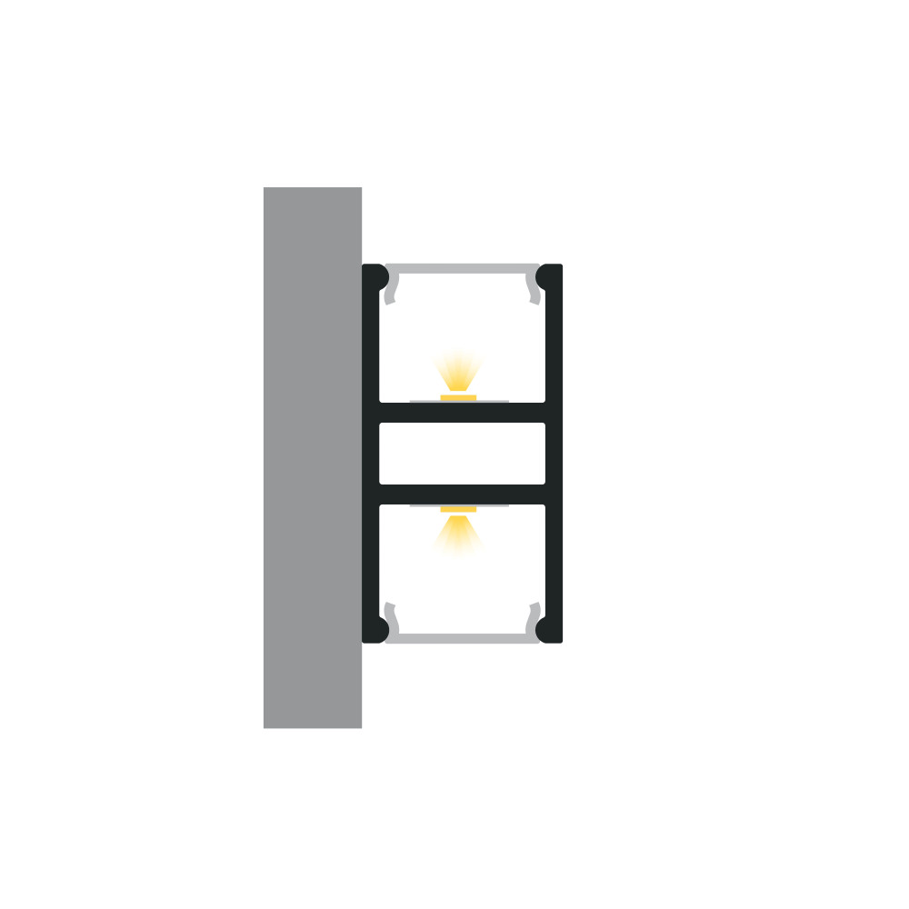 Profil LED P5-10 biały lakierowany