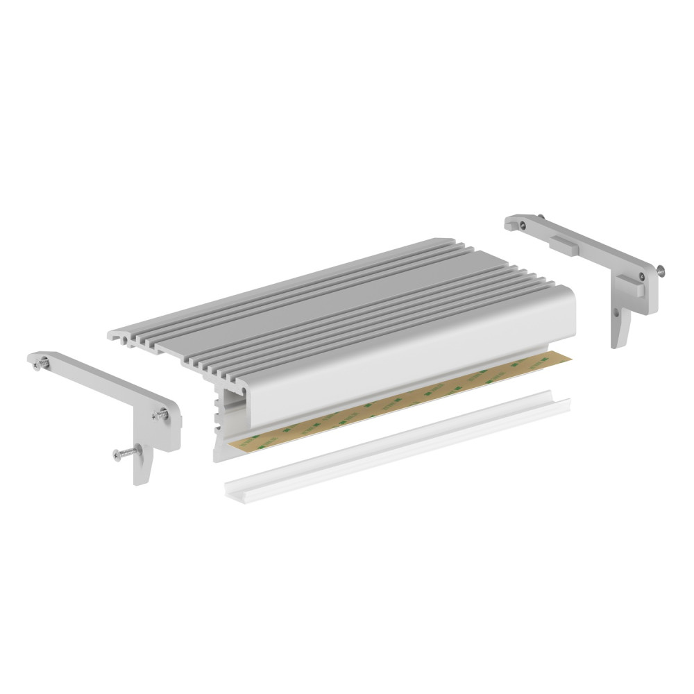Profil LED P12-2  srebrny anodowany