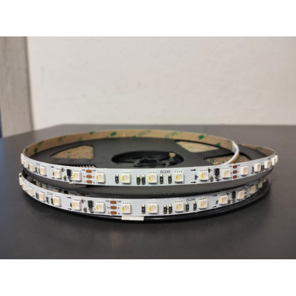 Taśma LED cyfrowa RGBW+neutralny 4000K 14,4W 24V WS2814F 84 LED/m CRI90-10 metrów
