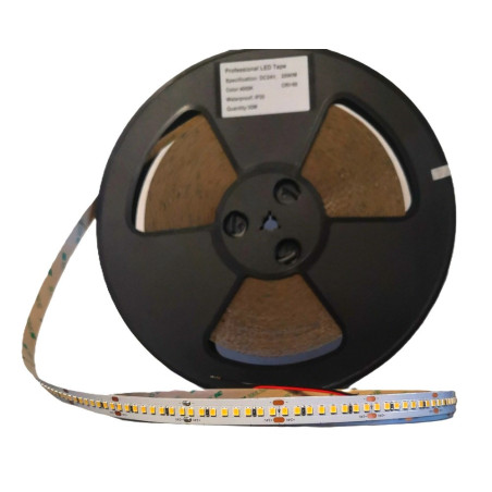Taśma LED SMD2835 neutralna 4000K 25W 24V 176 LED/m CRI90 - 30 metrów