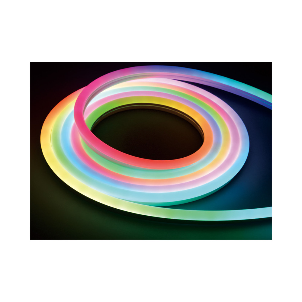 10m NEON LED flex Cyfrowy RGBW 14,4W 24V TM1814 IP67