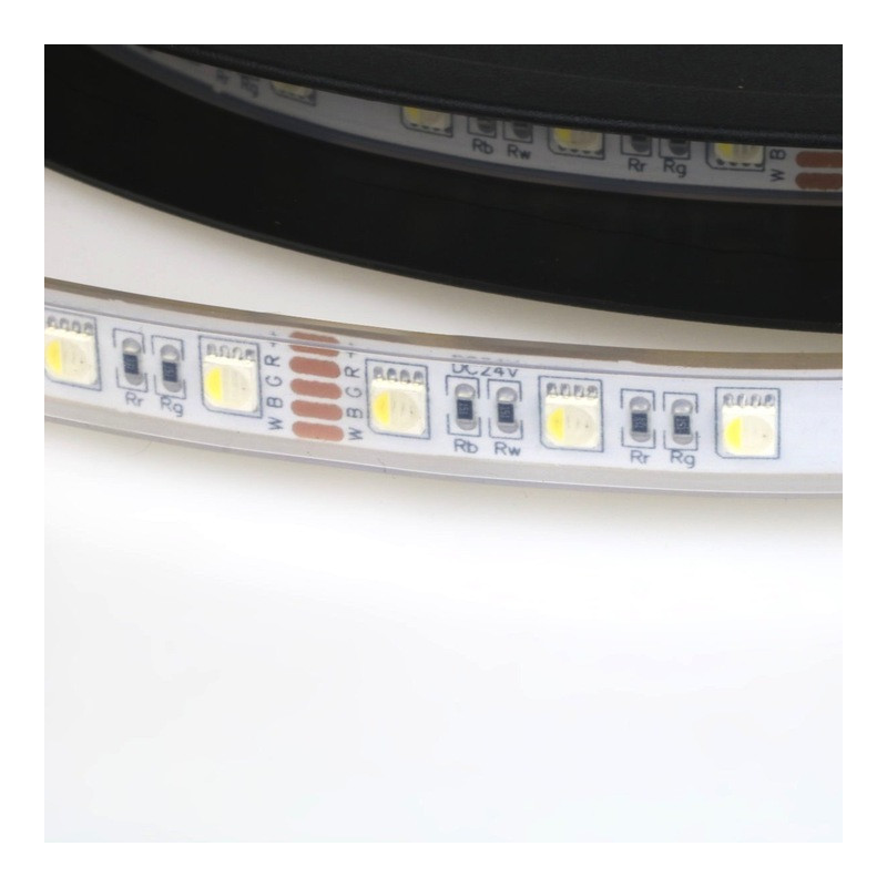 LED SMD5050 RGBW+ biały neutralny 19,2W 24V 60 LED/m IP68 wodoodporna-1metr