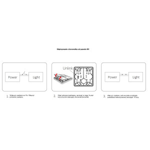 MiLight Pilot 4 sekcje naścienny MONO CCT K4 biały