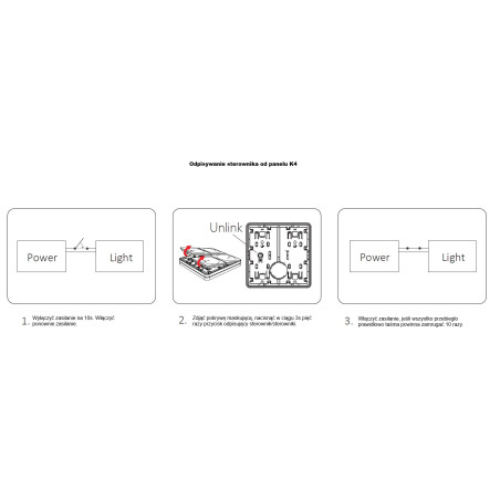MiLight Pilot 4 sekcje naścienny MONO CCT K4 biały