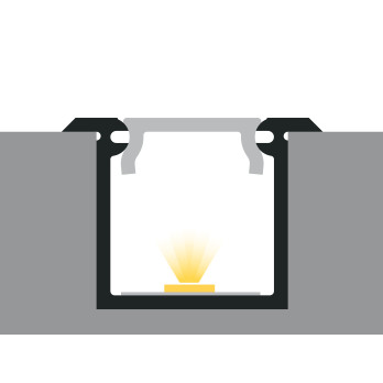 Profil LED P6-6 srebrny anodowany