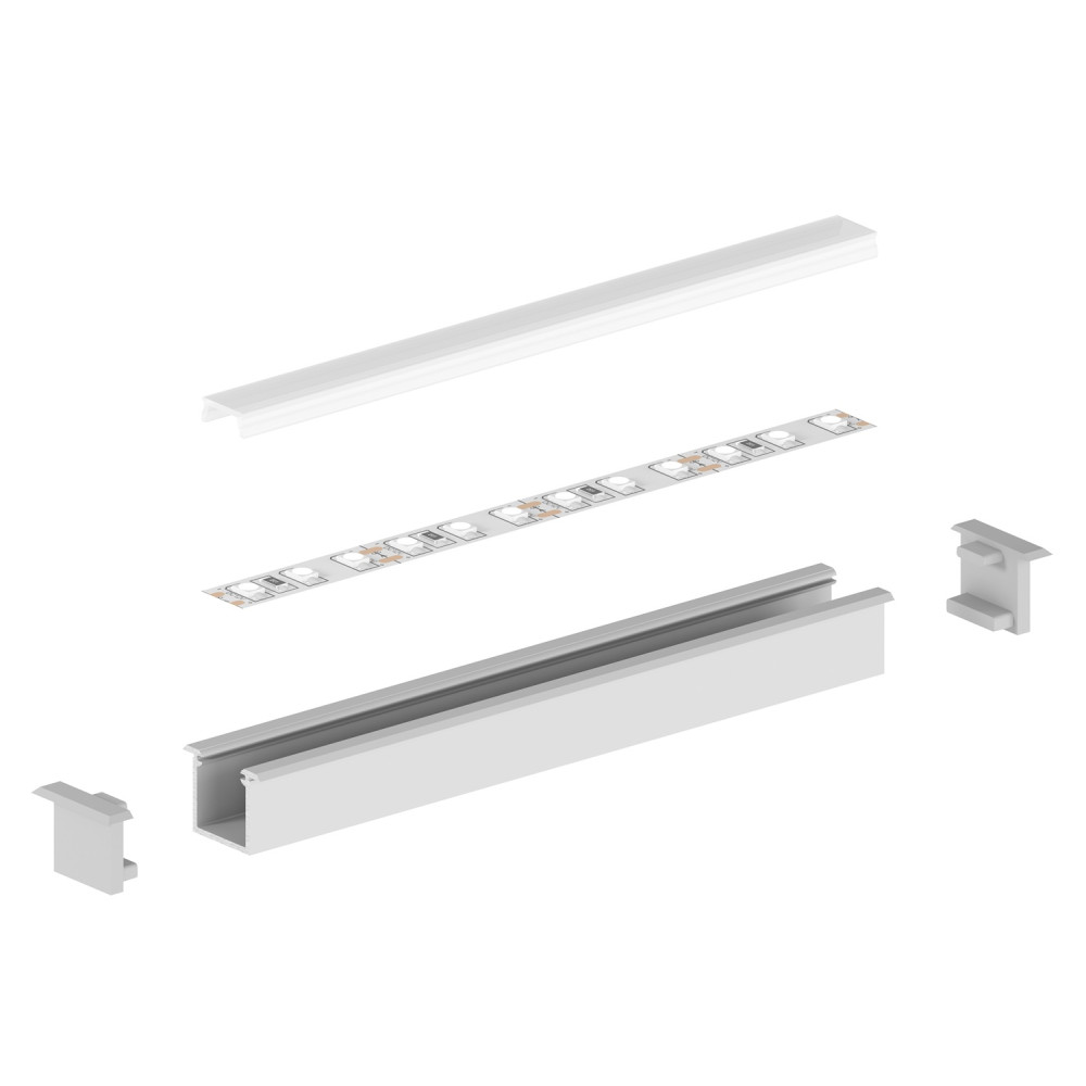 Profil LED P6-6 srebrny anodowany