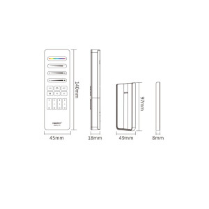 MiLight Pilot C10 4 strefy do sterowników cyfrowych SPIR3