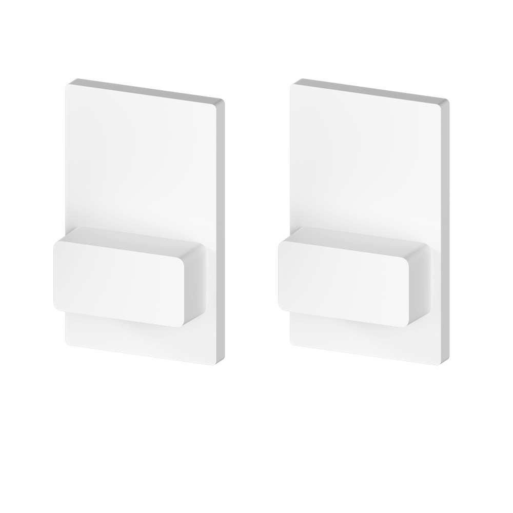 Zaślepki profilu P10-4 białe