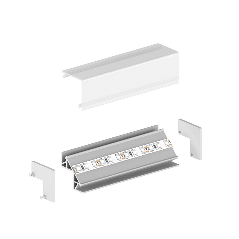 Profil LED P12-1 czarny lakierowany