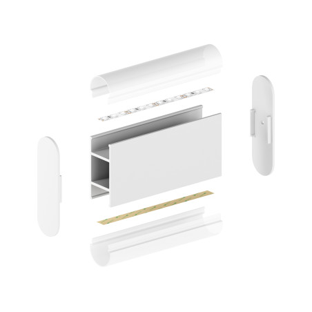 Profil LED P13-10 czarny lakierowany