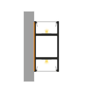 Profil LED P13-10 biały lakierowany