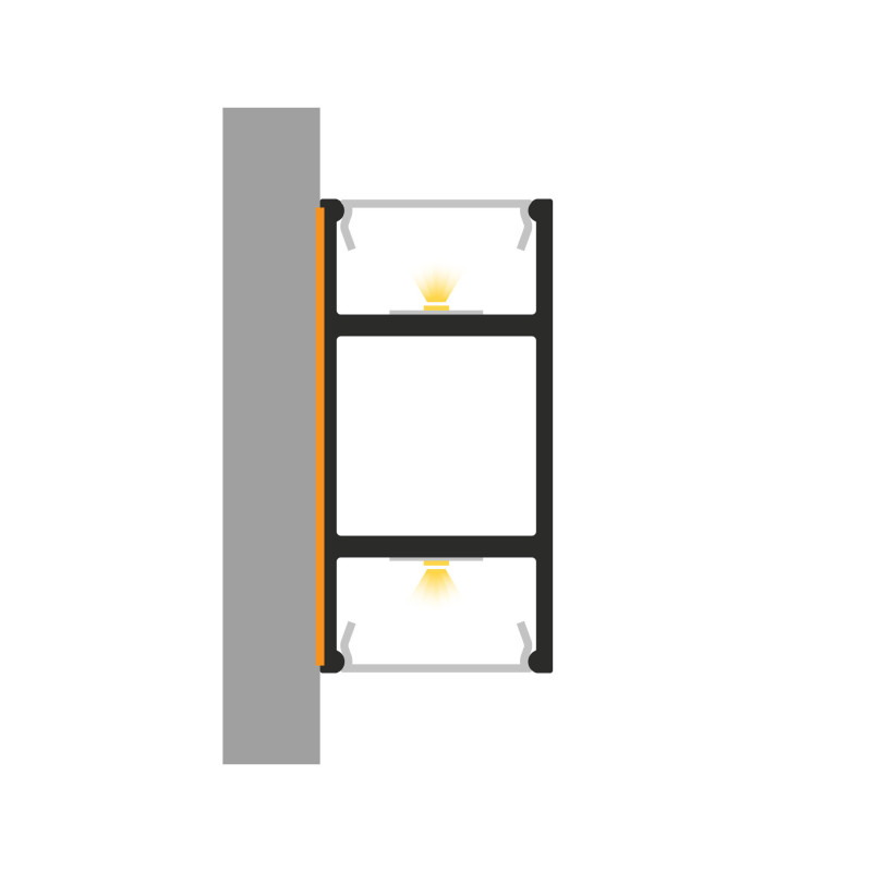 Profil LED P13-10 biały lakierowany