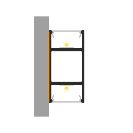 Profil LED P13-10 biały lakierowany
