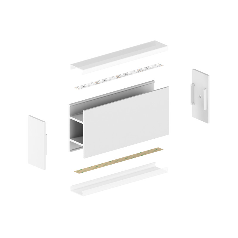 Profil LED P13-10 biały lakierowany