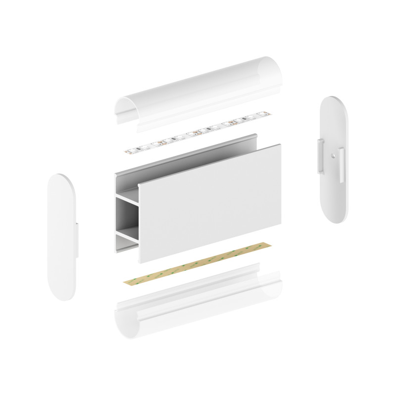 Profil LED P13-10 biały lakierowany