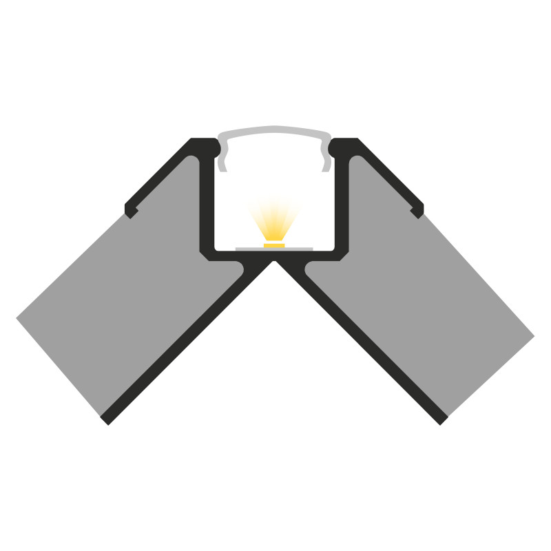 Profil LED P17-3 biały lakierowany