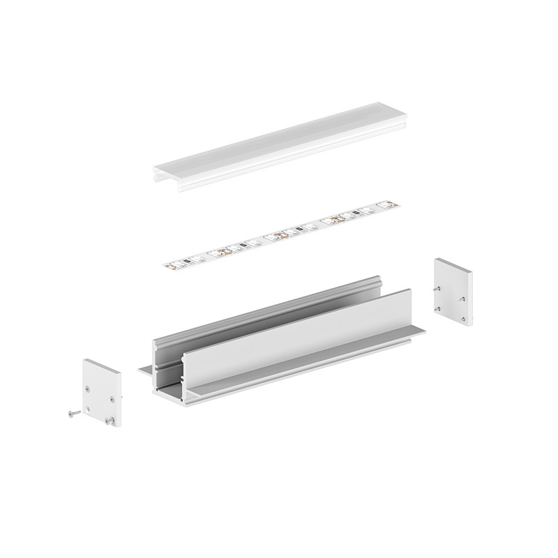 Profil LED P25-2 czarny lakierowany