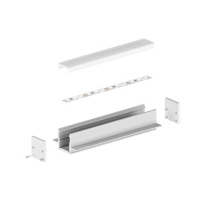 Profil LED P25-2  biały lakierowany