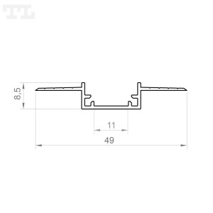 Profil LED P11-4 biały lakierowany