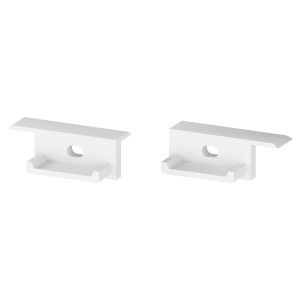 Zaślepki profilu P6-2 1/2 białe do klosza C13