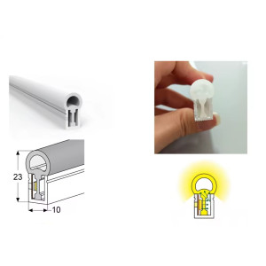 1m NEON LED flex analogowy RGBW+ biały neutralny 19,2W 24V  IP67