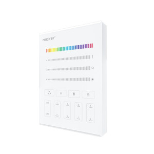 Panel Mi-Light B9 Cyfrowy Mono/CCT RGB biały – 8 scen