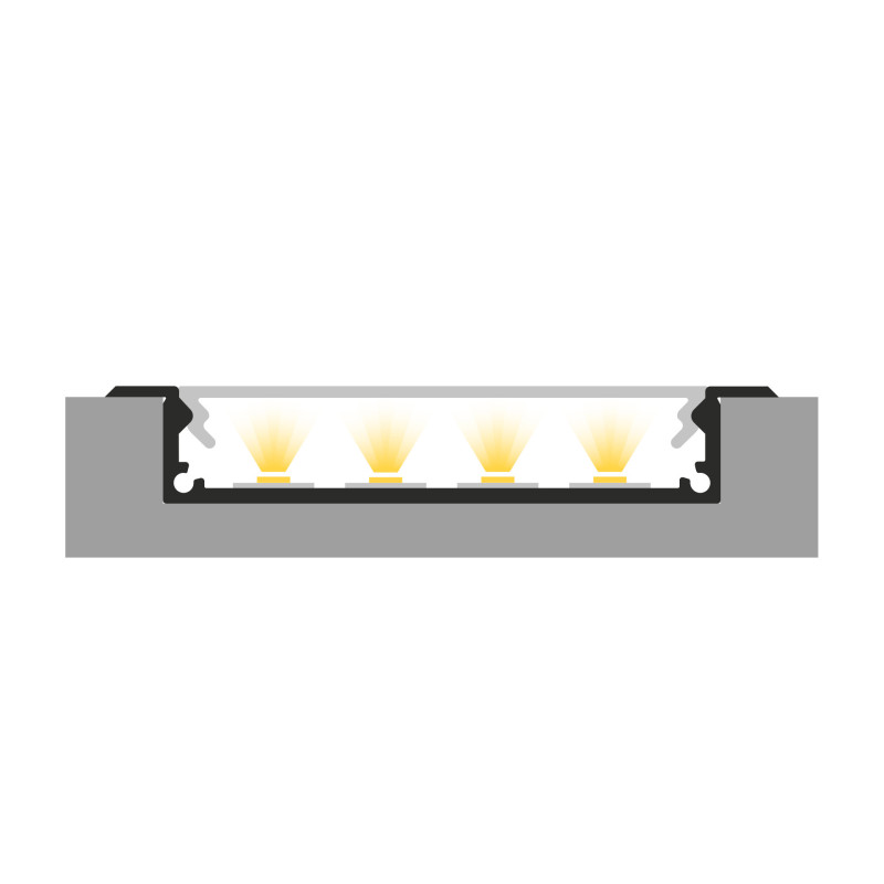 Profil LED P21-1 srebrny anodowany