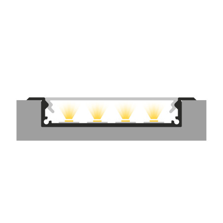 Profil LED P21-1 srebrny anodowany