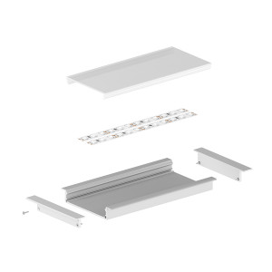 Profil LED P21-1 Czarny Lakierowany