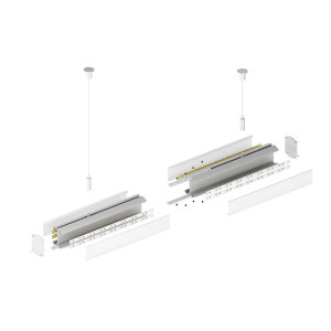 Profil LED P22-8  srebrny anodowany
