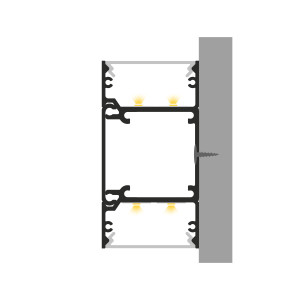 Profil LED P22-10 srebrny anodowany