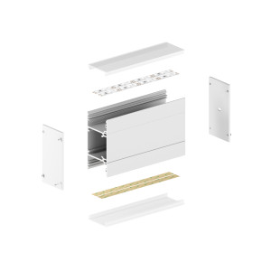 Profil LED P22-10 srebrny anodowany