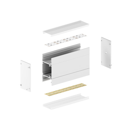 Profil LED P22-10 srebrny anodowany