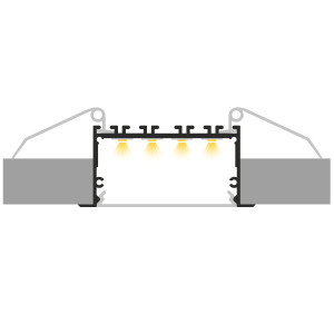 Profil LED P23-1 srebrny anodowany