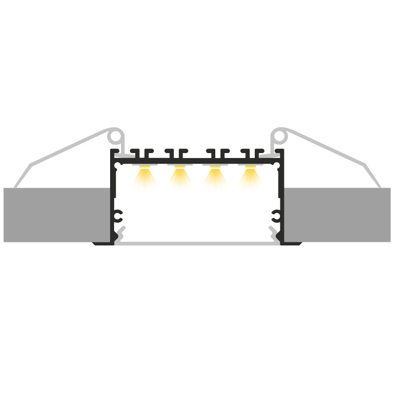 Profil LED P23-1 srebrny anodowany